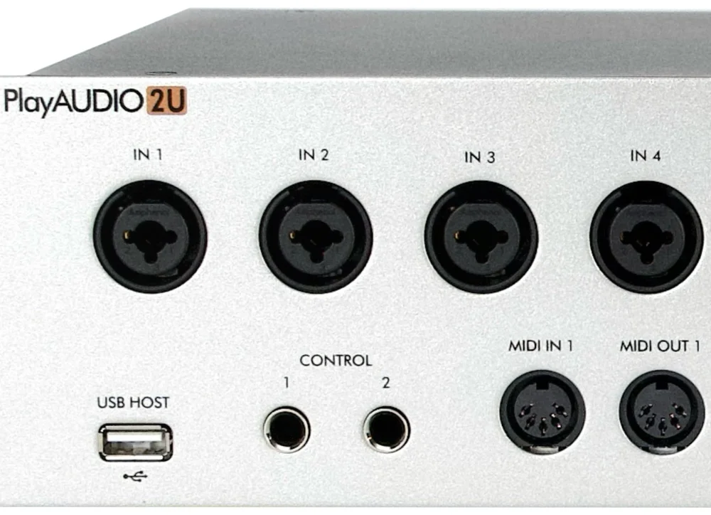 PlayAUDIO2U Comprehensive audio and MIDI Interface for live
